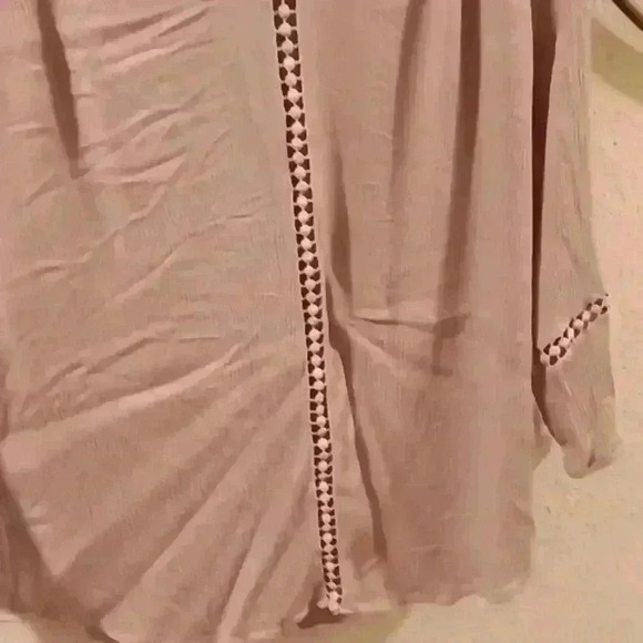 Studio jpr size medium mauve floral designer blouse - Picture 6 of 16